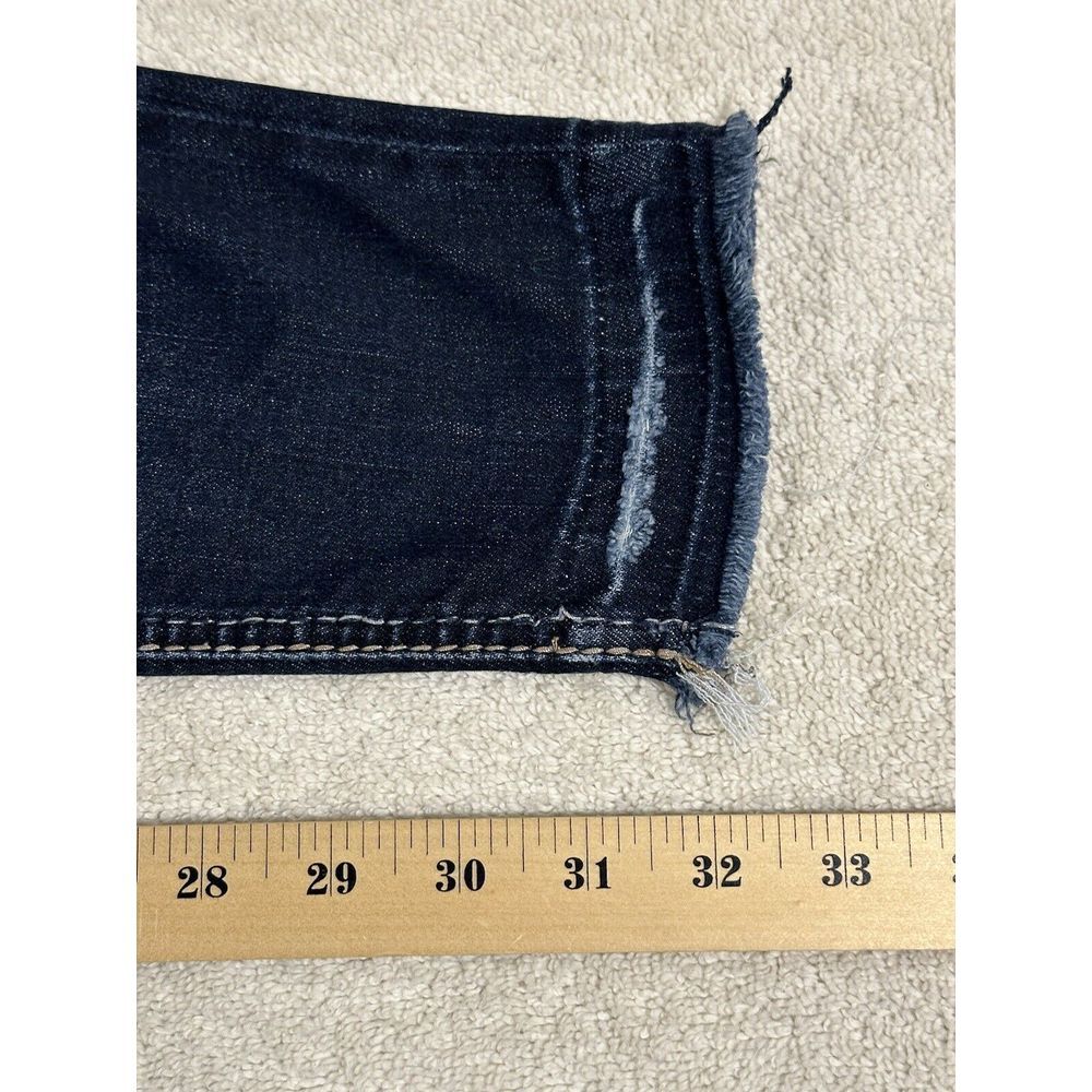 Silver Jeans Womens 27 Blue Suki Skinny Mid Rise Dark Wash Stretch Denim - Picture 15 of 15